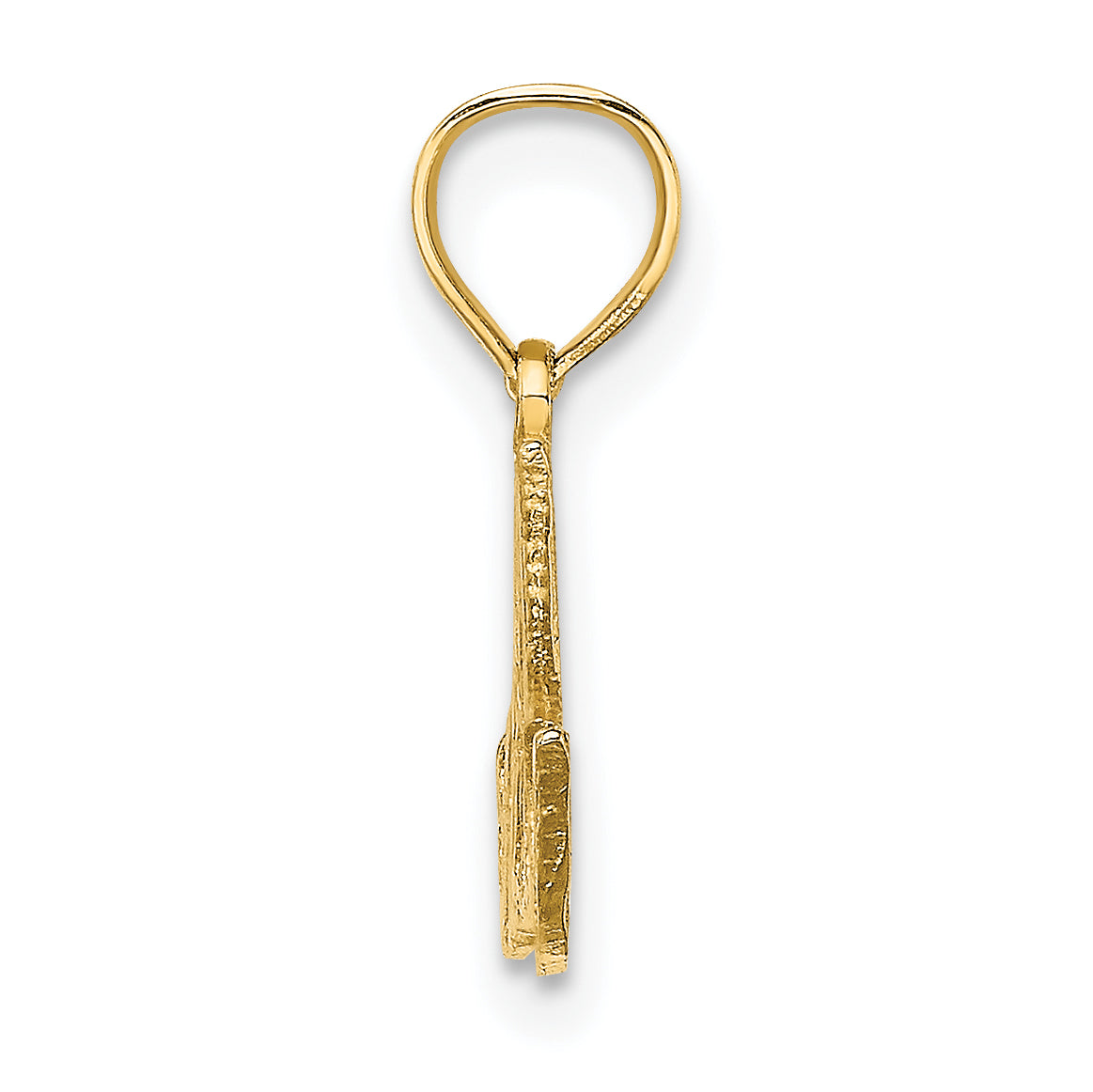 14K Polished HAPPY ANNIVERSARY Charm
