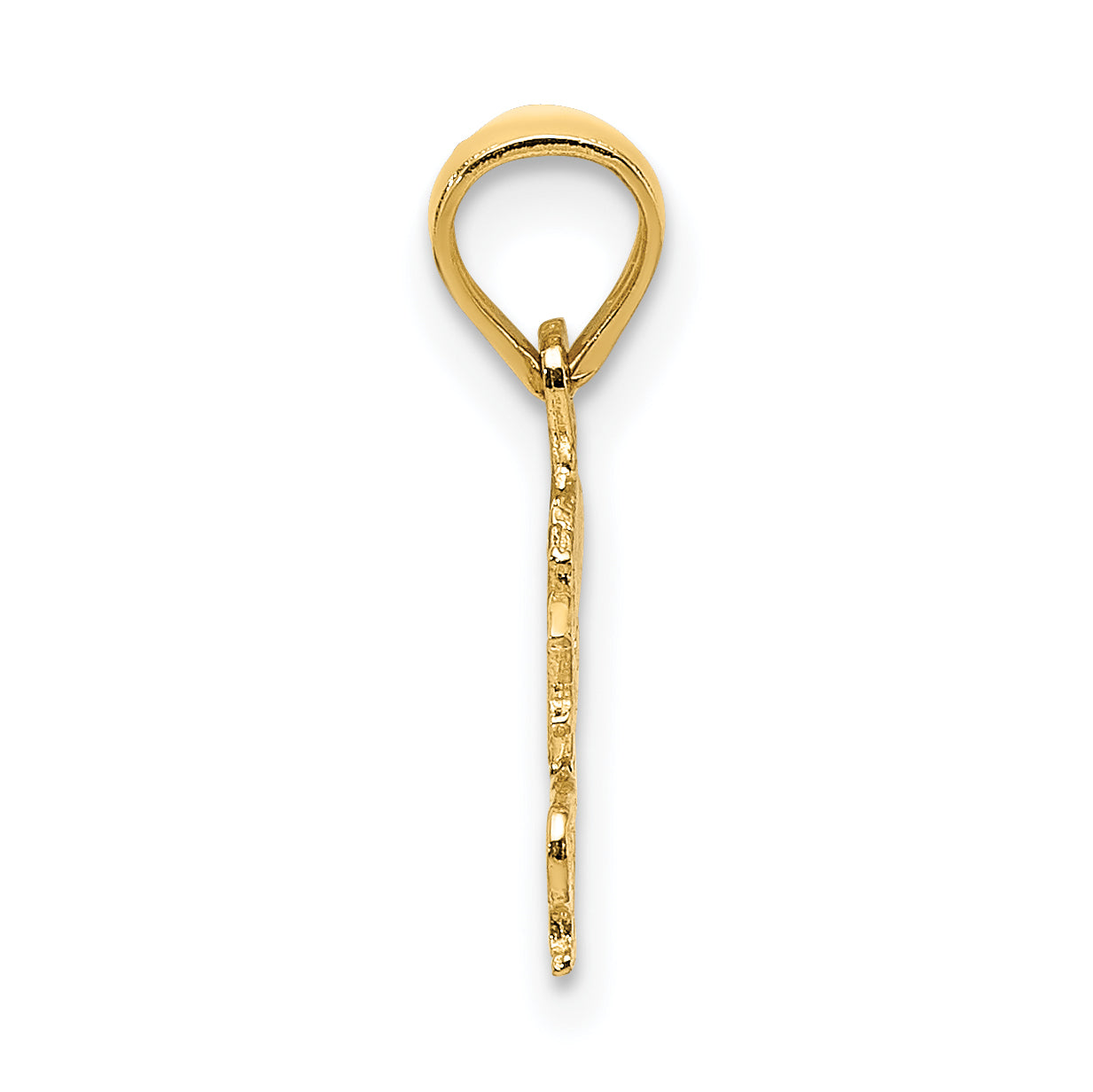 14K BORN TO SHOP Charm Secondary image