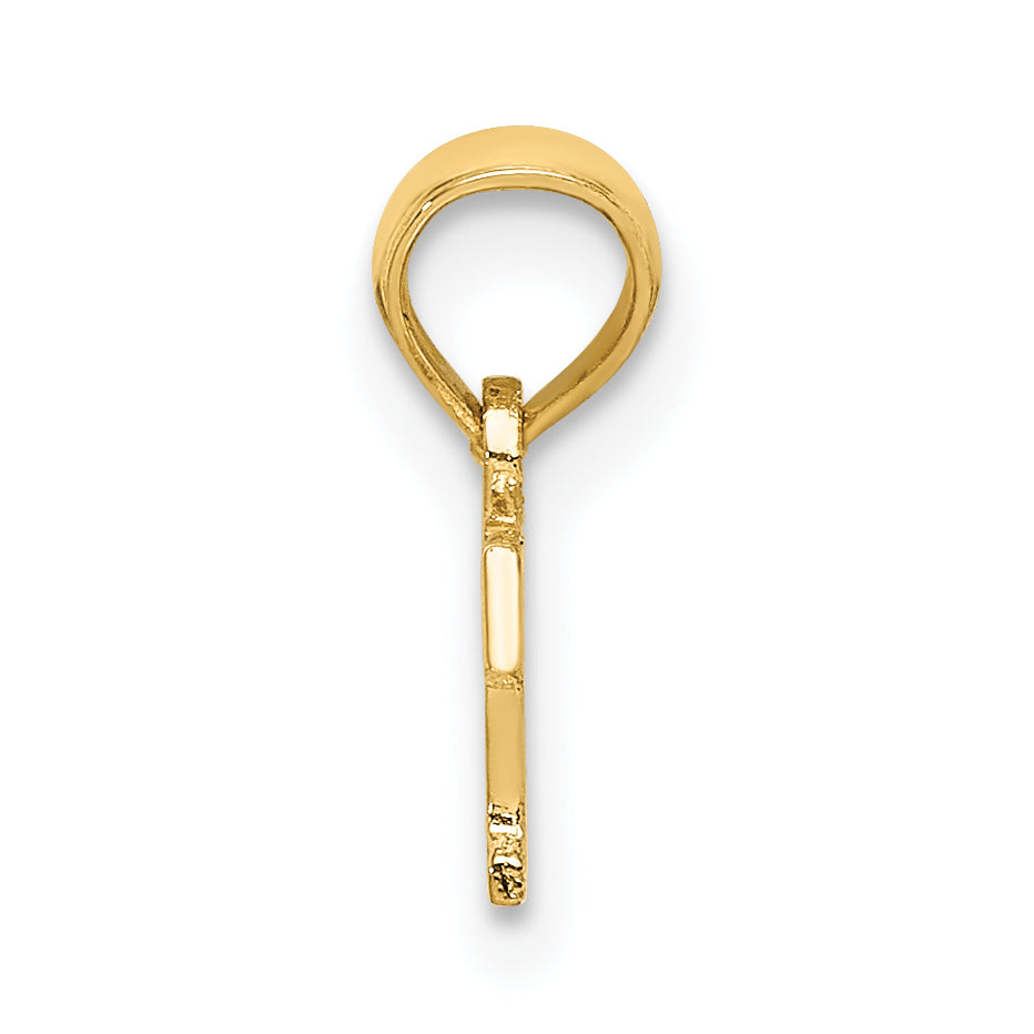 14K Polished BRAT Charm