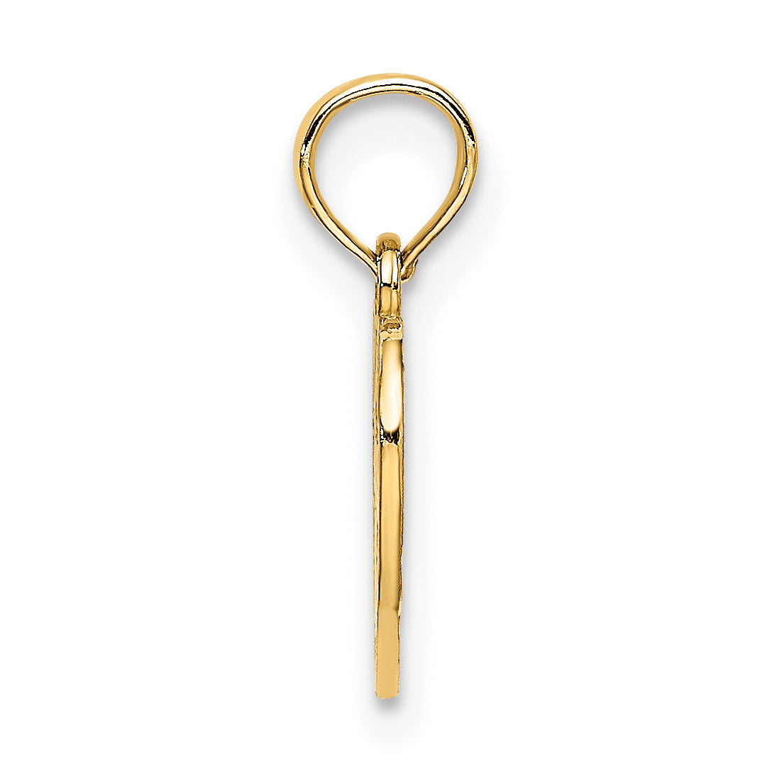14K SWEET 16 in Heart Charm Secondary image