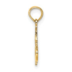 14K Polished #1 MOM Pendant