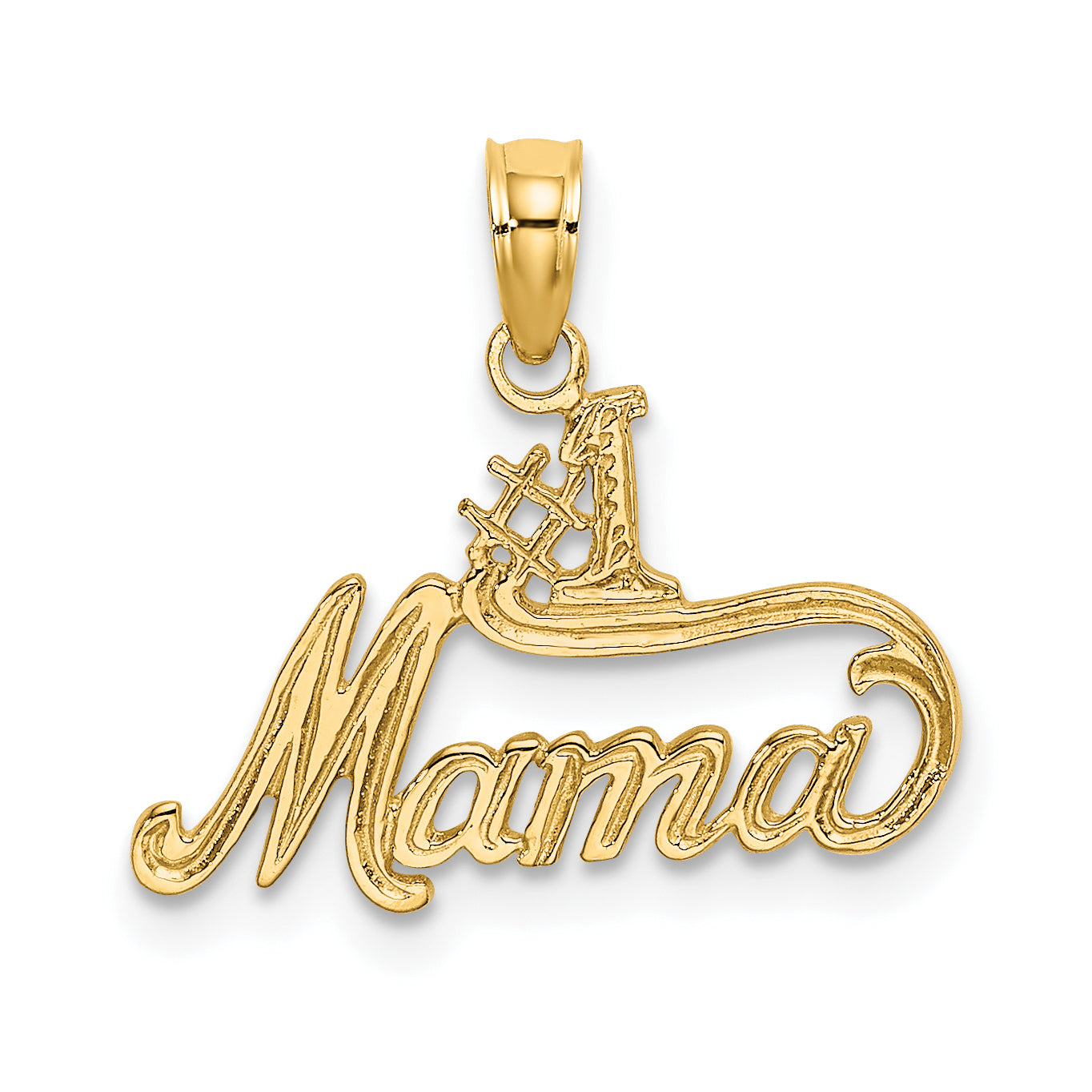 14K #1 MAMA Charm Main image