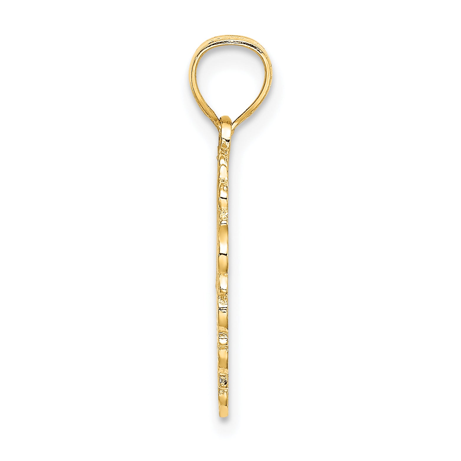 14K MOM in Heart Charm Secondary image
