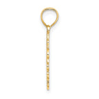 14K MOM in Heart Charm