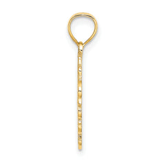 14K MOM in Heart Charm