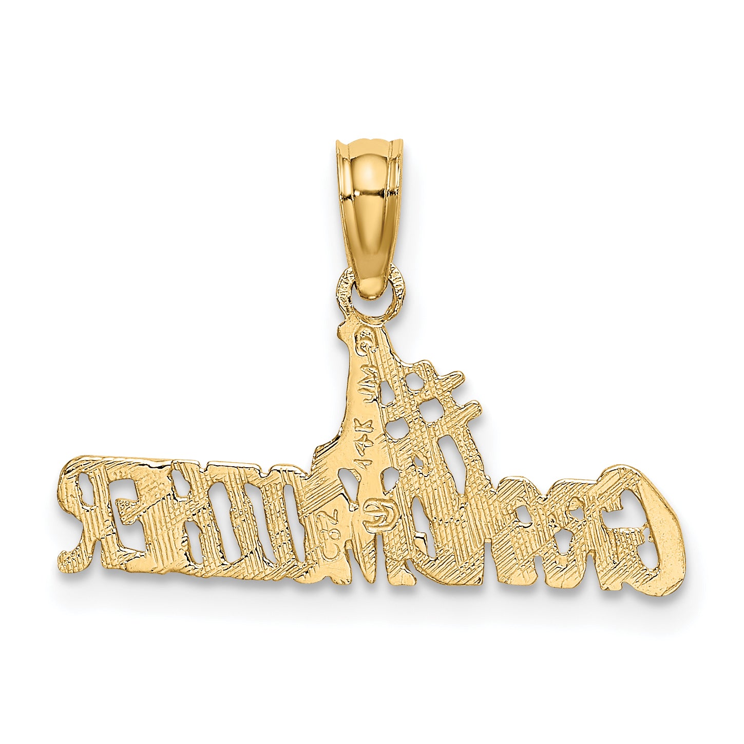 14k  #1 GRANDMOTHER Charm