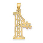14K #1 NANA  Charm