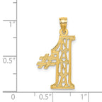 14K #1 NANA  Charm