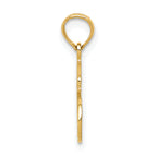 14K Gold GODMOTHER Pendant Solid Casted Design Elegant Gift Ready