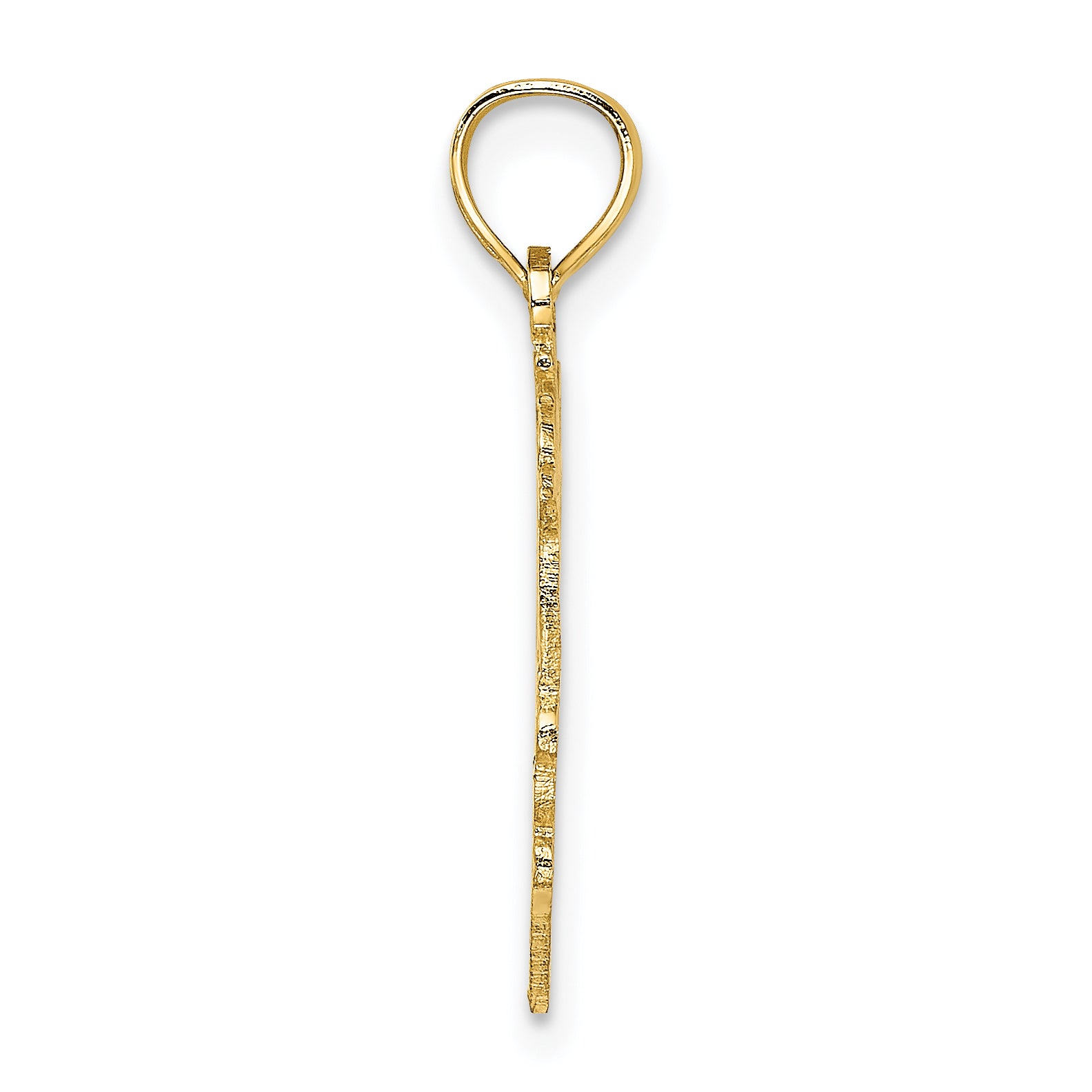 14K #1 NIECE in Heart Charm Secondary image