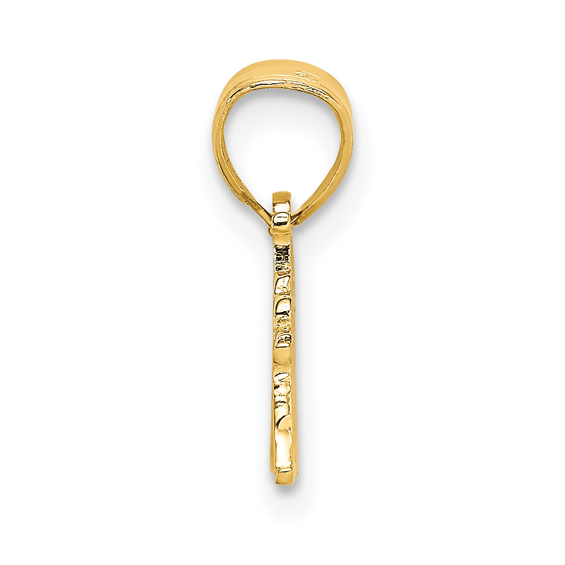 14k #1 GRANDPA Charm Secondary image