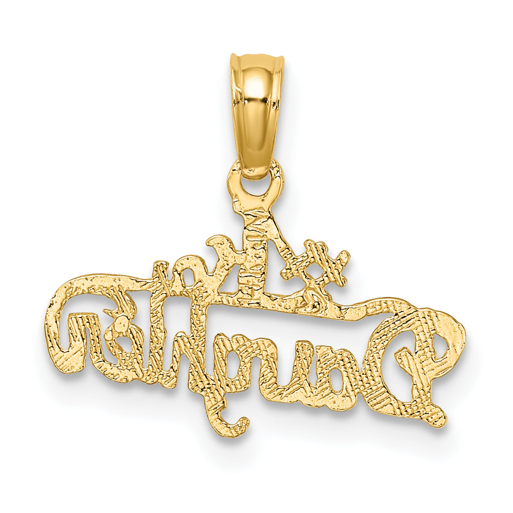 14K #1 DAUGHTER Charm