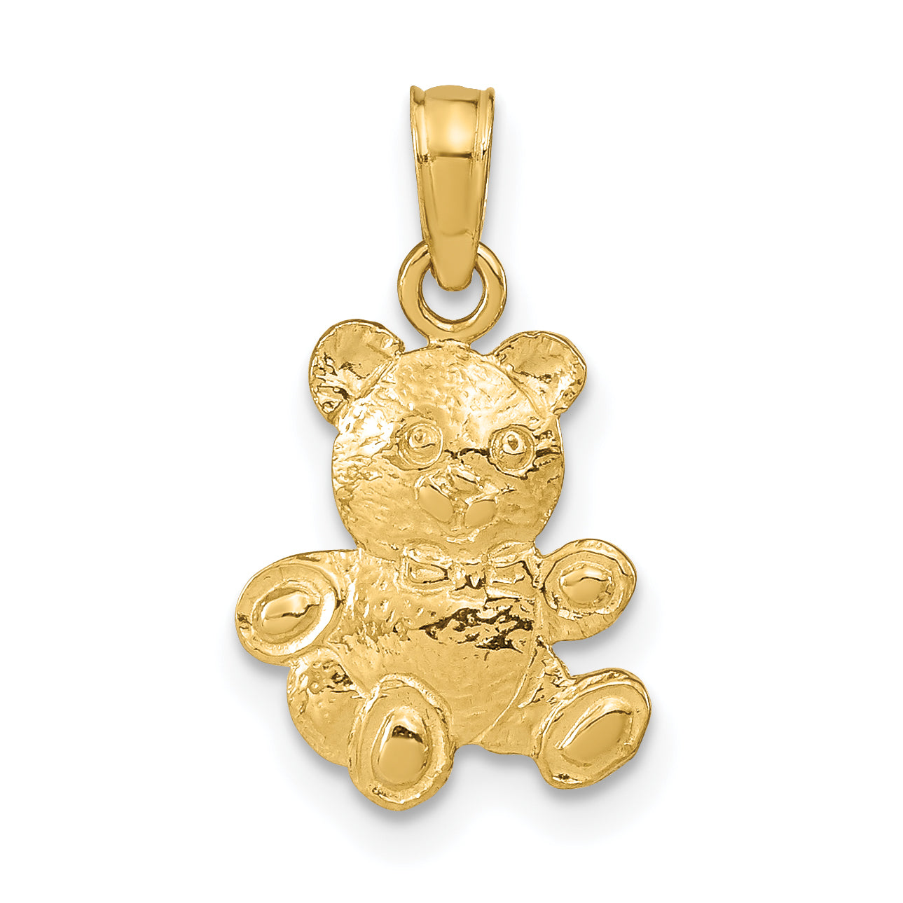 14K Teddy Bear Pendant Main image