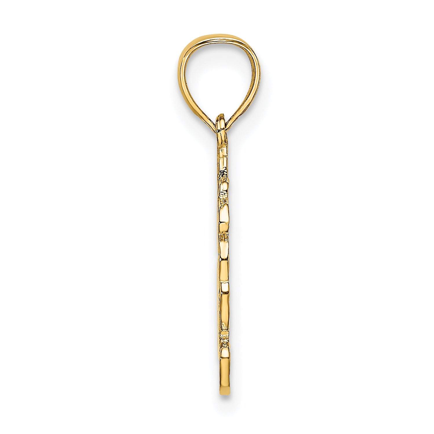14K Dressed Up Teddy Bear Charm Secondary image