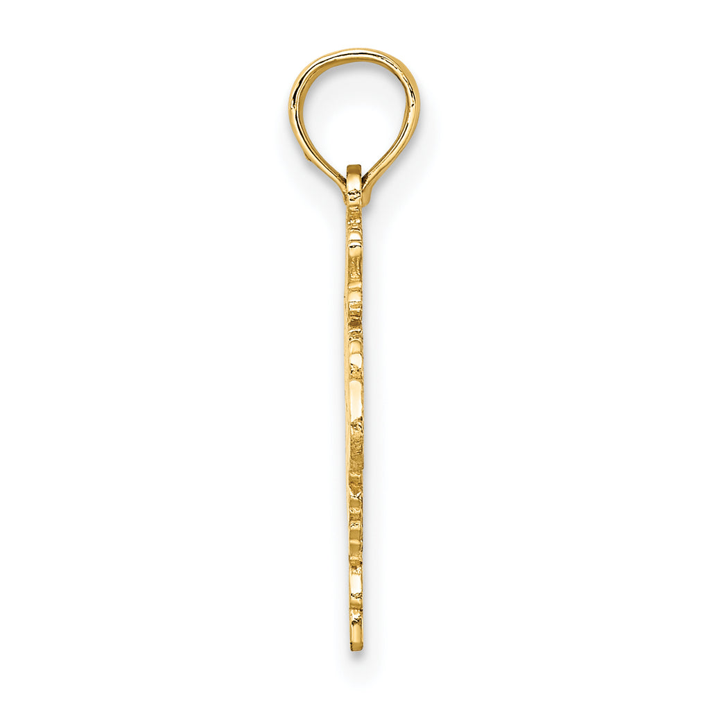 14K 100% SCORPIO Zodiac Charm