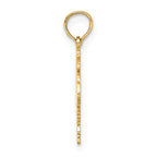 14K 100% SCORPIO Zodiac Charm