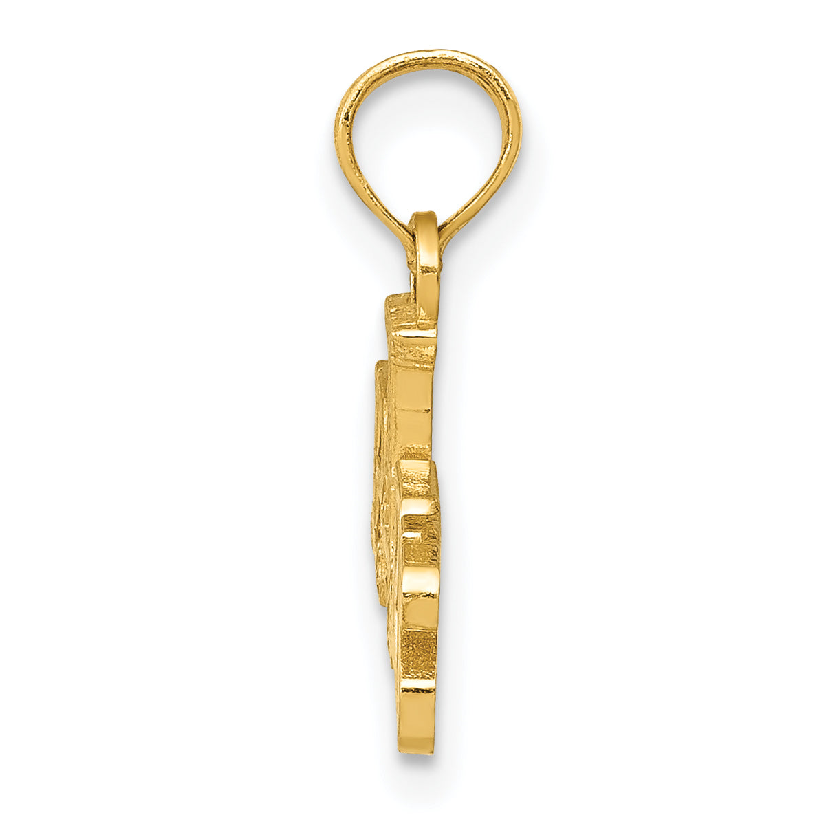 14K Gold Eiffel Tower Pendant Solid Cast Elegant Charm by Sophia Jewelers Secondary image