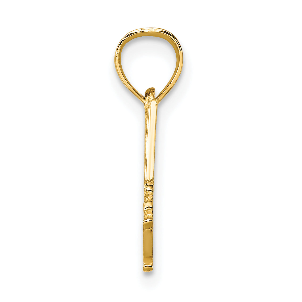 14K I LOVE HOCKEY Charm Secondary image