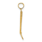 14K 3-D Club Charm