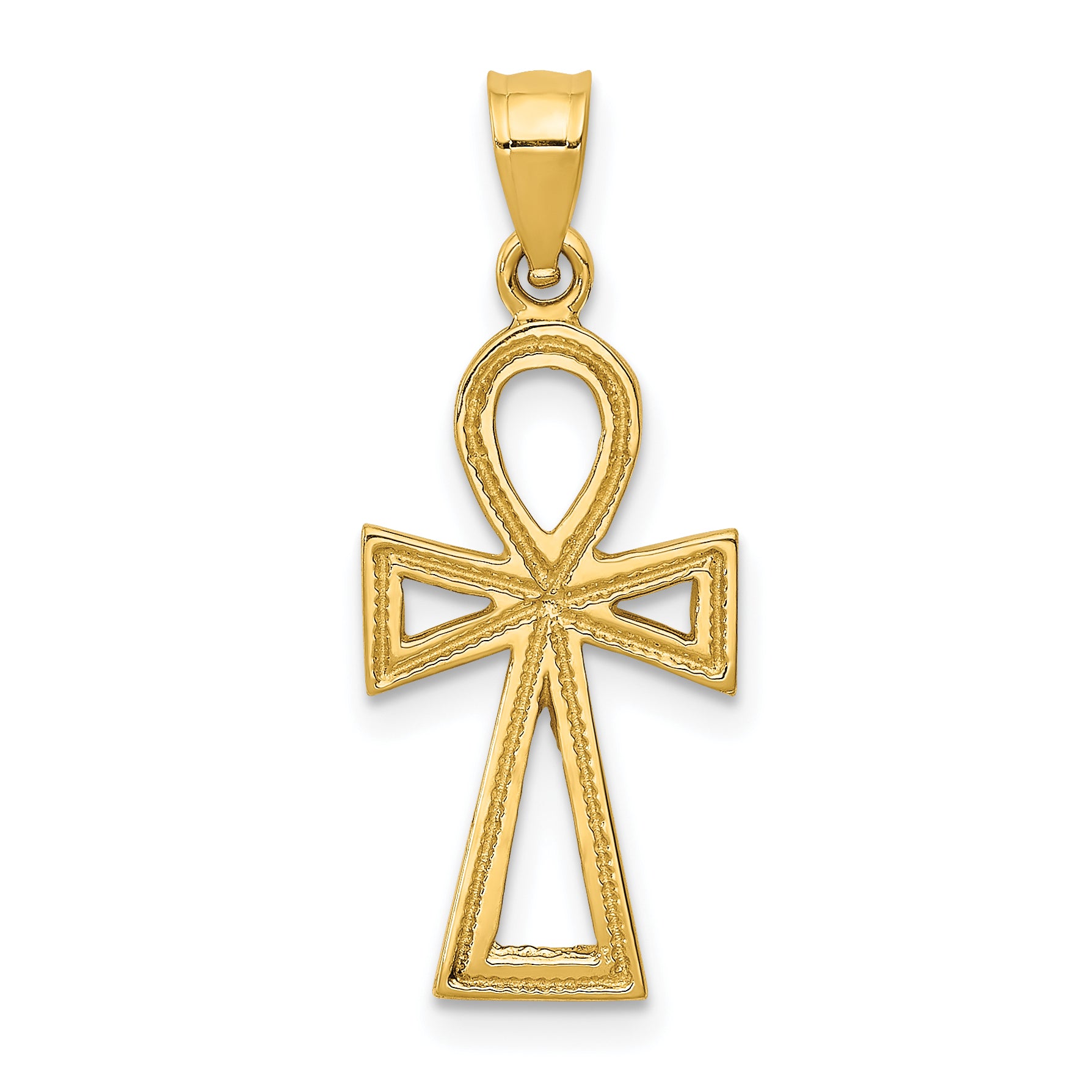 14k Ankh Cross Charm Main image