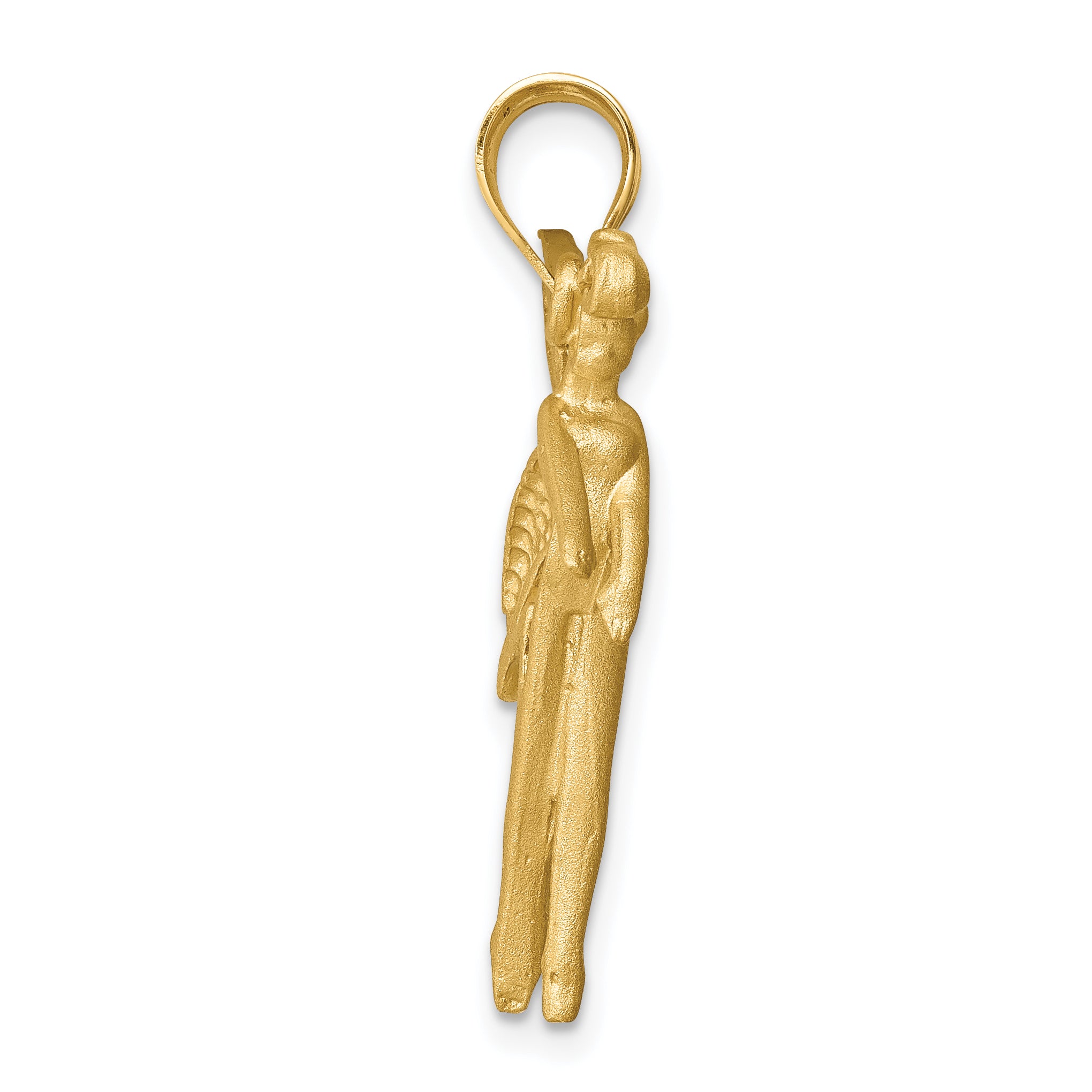 14k and White Rhodium D/C Fairy Pendant Secondary image