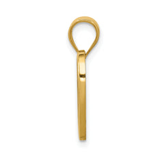 14K Polished Star of David in Heart Pendant