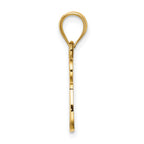 14K Polished Chai Pendant