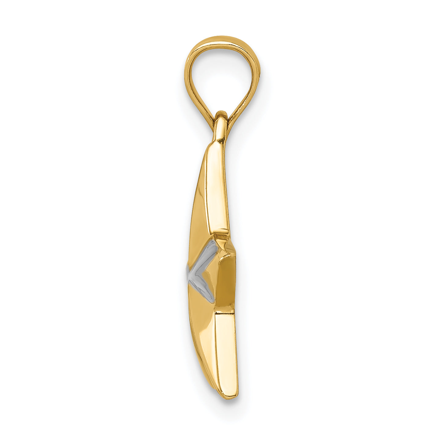 14K Polished Star Pendant Secondary image
