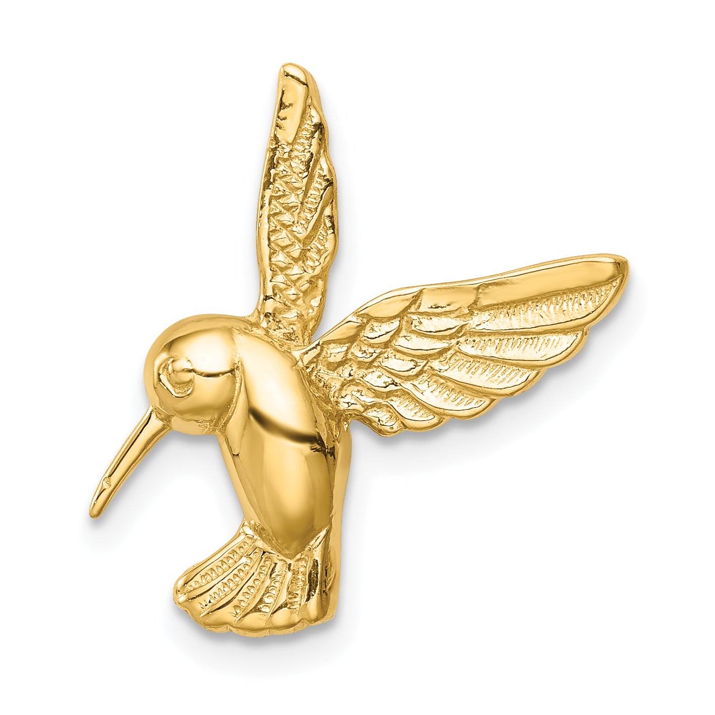 14K Polished Hummingbird Chain Slide Main image