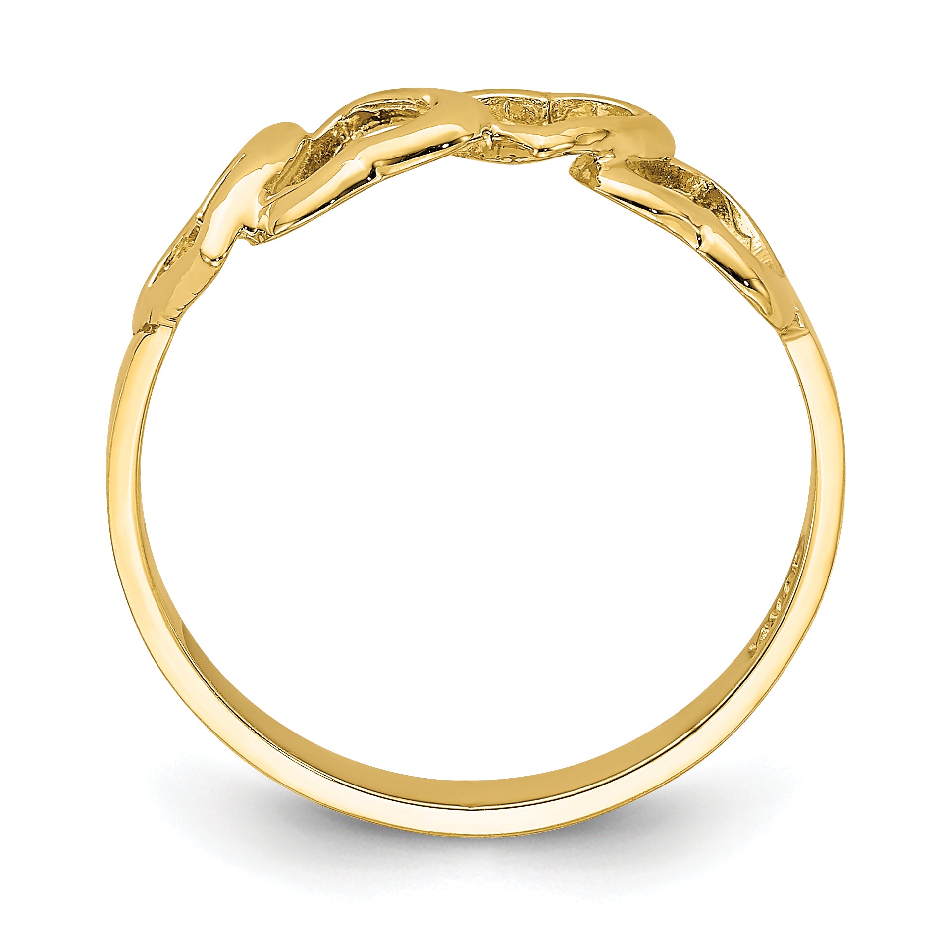 14K Polished Heart Ring Secondary image