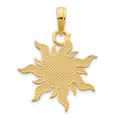 14k Epoxy I LOVE MY SUNSHINE Sun Pendant