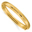 14k 5/16 Hammered Fancy Hinged Bangle Bracelet