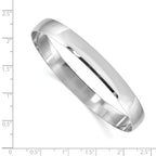 Sophia Jewelers 14K White Gold Polished Slip-On Bangle Engravable
