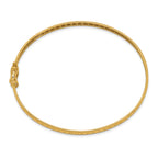 14k Polished Safety Clasp 4.75mm Bangle