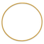 14K Beaded Slip-on Bangle