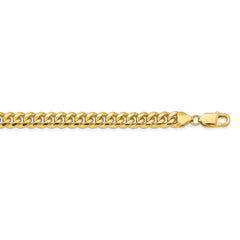 14K 7.75mm Solid Miami Cuban Chain