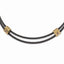 Titanium & Bronze Amethyst Necklace with Natural Stones Gift Ready