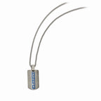 Edward Mirell Titanium Blue Anodized Elegant Necklace Gift Ready