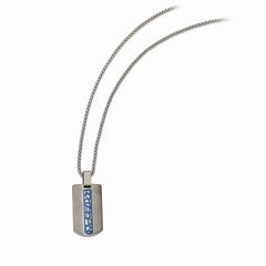 Edward Mirell Titanium Blue Anodized Elegant Necklace Gift Ready