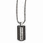Edward Mirell Titanium Two-Tone Cobblestone Necklace Gift Ready Elegance