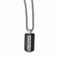 Edward Mirell Titanium Sterling Thorn Necklace Two-Tone Unisex Gift Ready