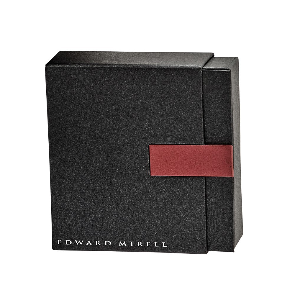 Edward Mirell Titanium Sapphire Necklace with Silver Bezel Two-Tone Elegance