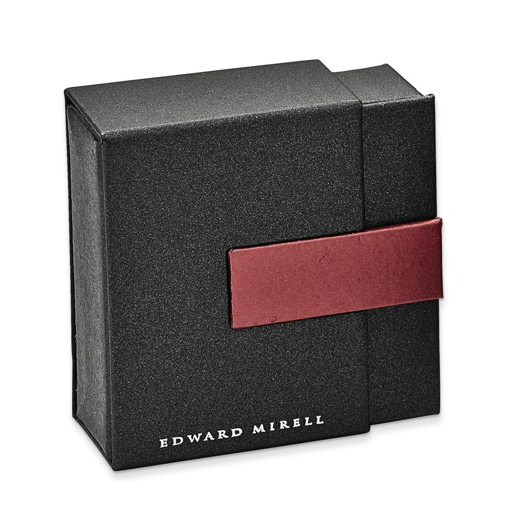 Edward Mirell Two-Tone Titanium Necklace with Sterling Silver Dog Tag