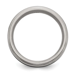 Sophia Jewelers Titanium Blue Anodized Engravable Wedding Band 7.5mm