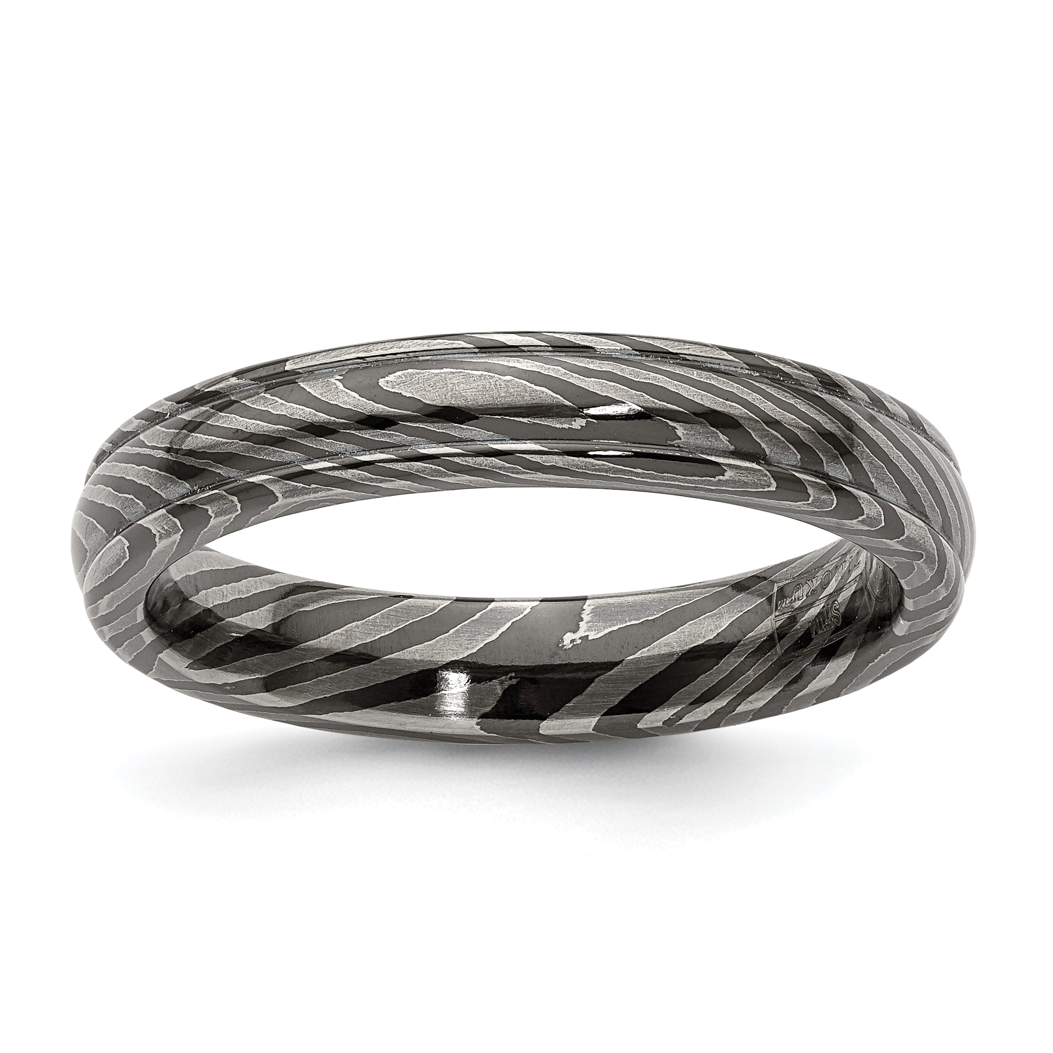 Edward Mirell Timoku Domed Ridged Edge 4mm Band Main image