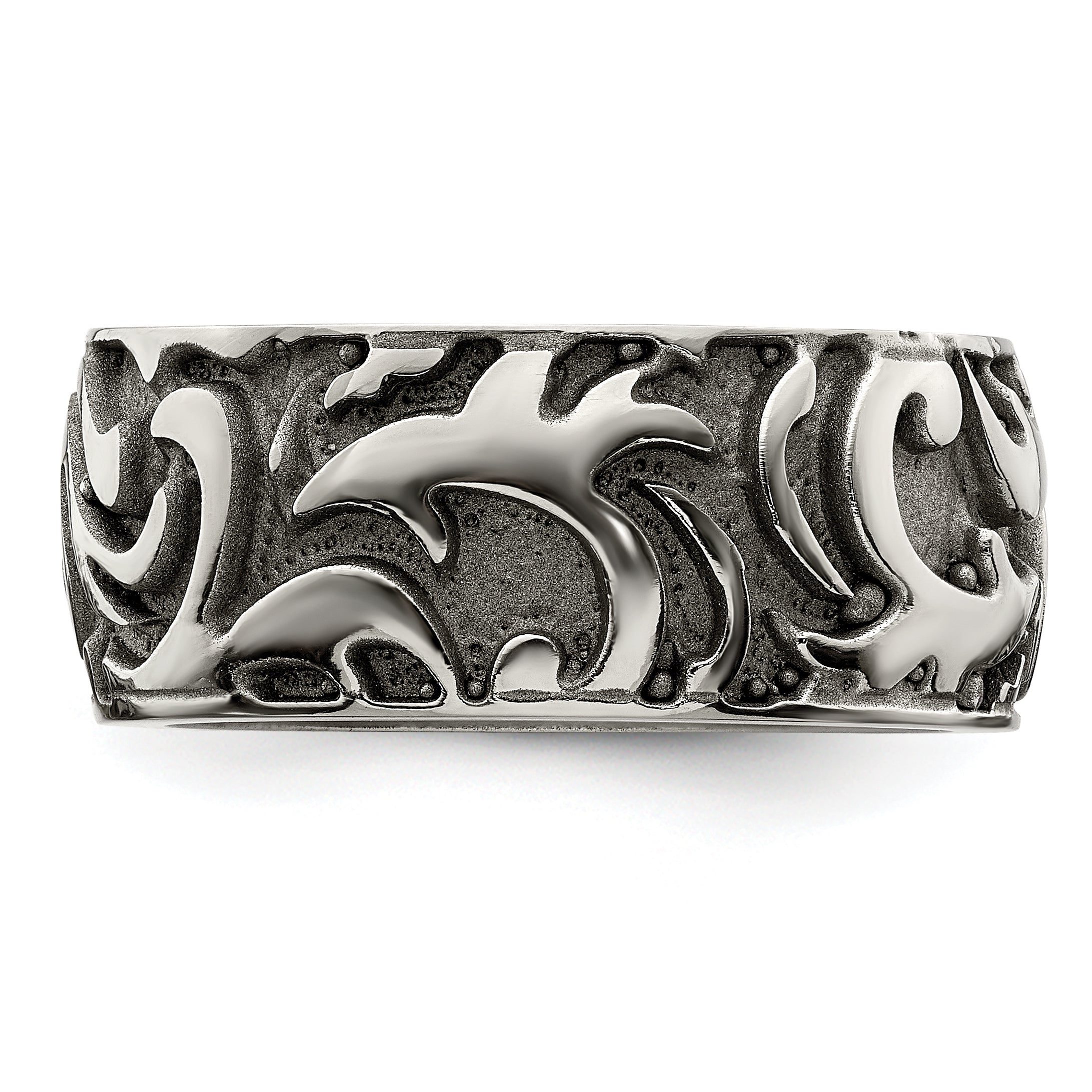 Sophia Jewelers Titanium Wedding Band with Engravable Gift Box - 8