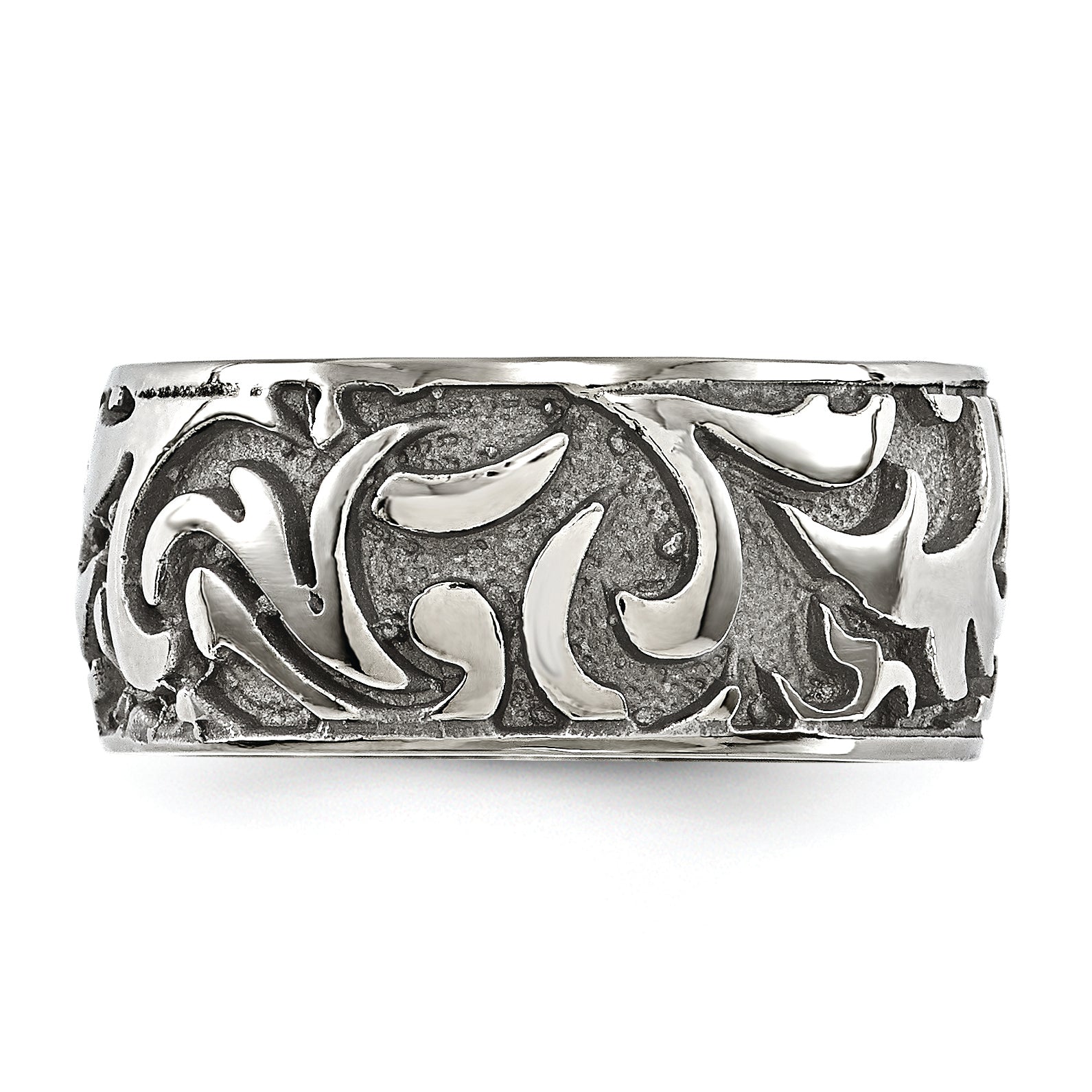 Sophia Jewelers Titanium Wedding Band with Engravable Gift Box - 8