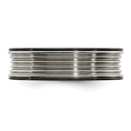 Grooved Concave Wedding Band in Black Titanium & Titanium, 7mm