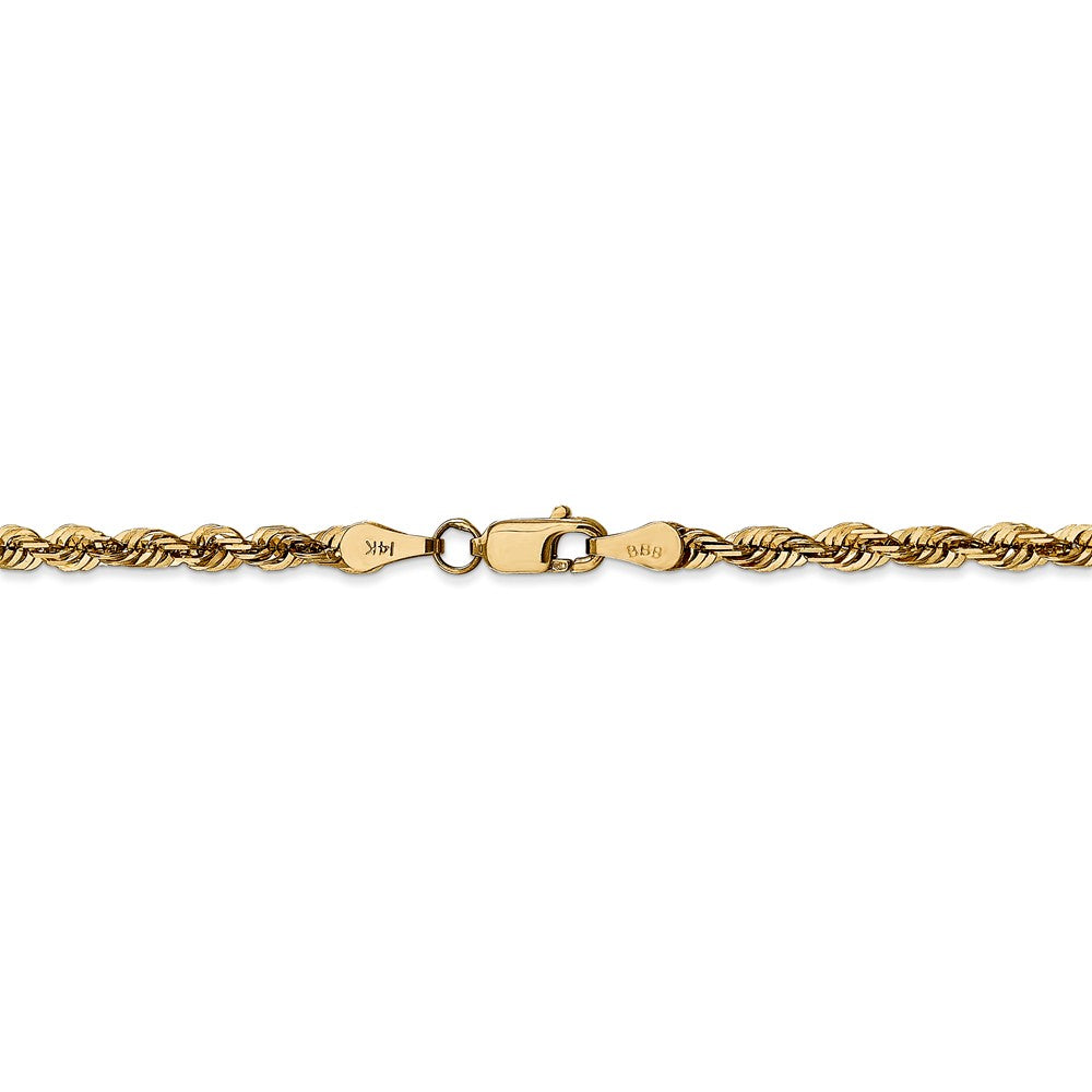 14K 4mm D/C Extra-Light Rope Chain