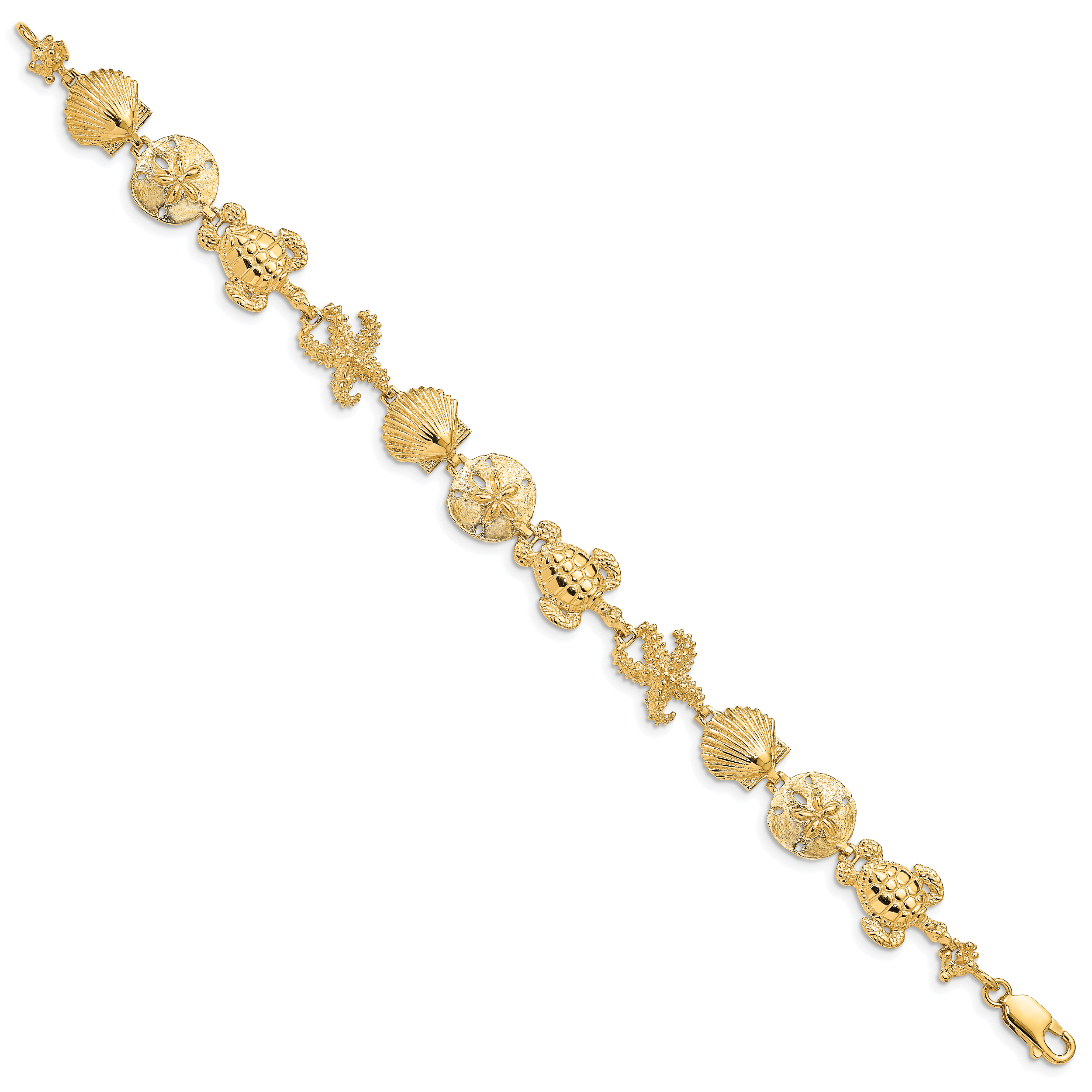 14k Sea Life Theme Bracelet Secondary image